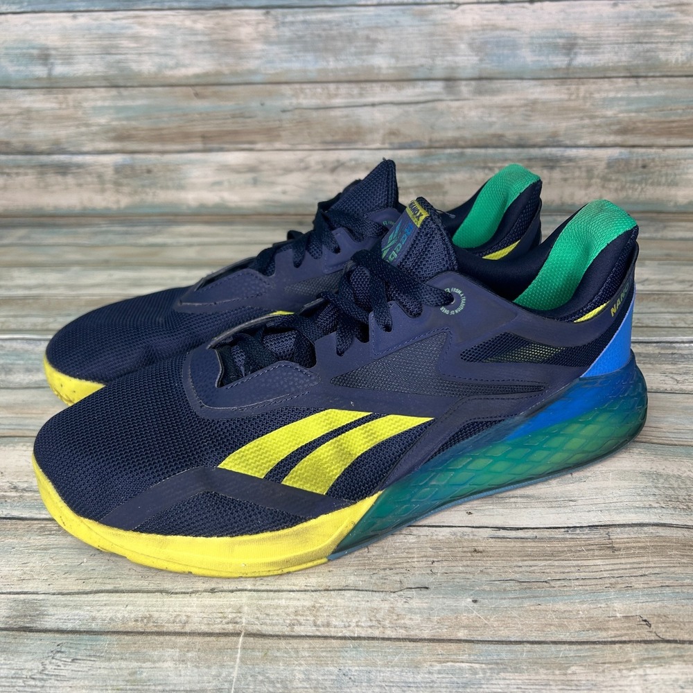 Reebok Nano X Vector Navy Sneakers‎ Shoes Mens Size 13 FY1066 Boxing